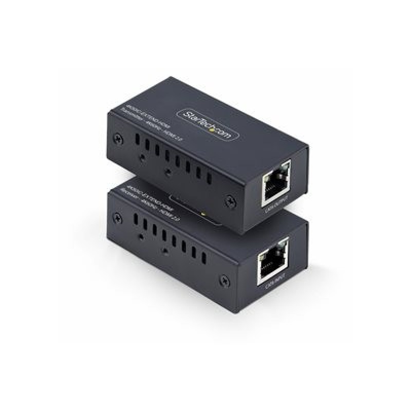 StarTech.com HDMI Extender Over CAT5e/6 Kit, 4K 60Hz, Up to 200ft (60m) - Video/audio nástavec - HDMI - pres CAT 5/5e/6 - až 60