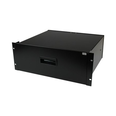 StarTech.com 4U Black Steel Storage Drawer for 19in Racks and Cabinets - Rack storage drawer - 4U - 4UDRAWER - Zásuvka skríne