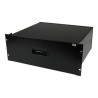 StarTech.com 4U Black Steel Storage Drawer for 19in Racks and Cabinets - Rack storage drawer - 4U - 4UDRAWER - Zásuvka skríne