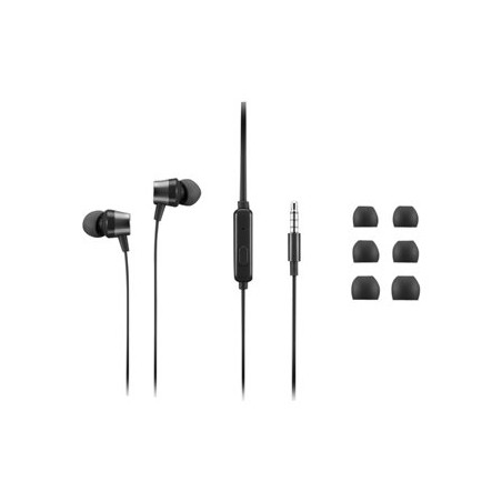 Lenovo Analog Gen 2 - Sluchátka s mikrofonem - špuntová sluchátka - černá - pro ThinkCentre M60q Chromebox M70s Gen 3 M70t Gen