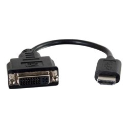 C2G HDMI to DVI-D Adapter - HDMI to Single Link DVI-D Converter - M/F - Nástroj pro převod videa - HDMI - DVI - černá