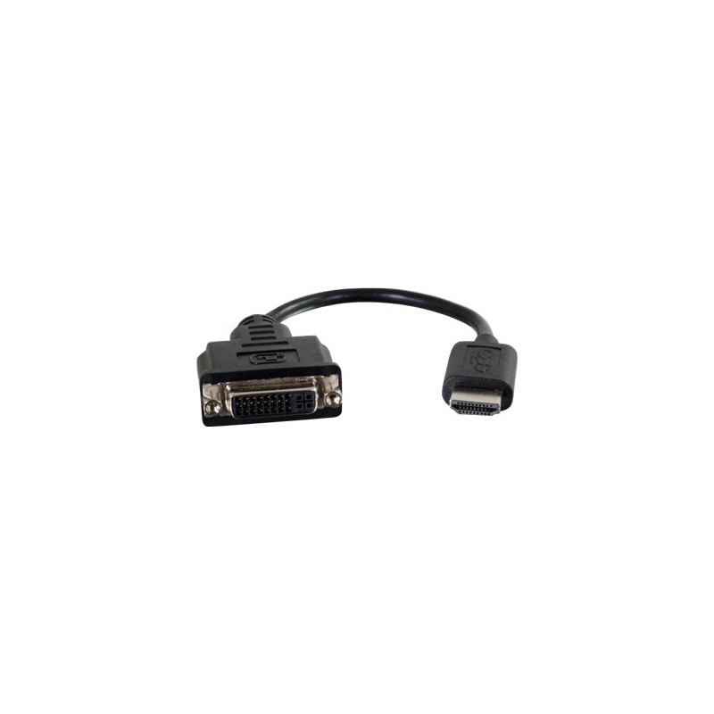 C2G HDMI to DVI-D Adapter - HDMI to Single Link DVI-D Converter - M/F - Nástroj pro převod videa - HDMI - DVI - černá
