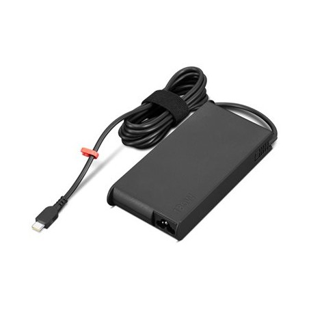 Lenovo ThinkPad Mobile Workstation Slim - Napájecí adaptér USB-C - GaN - AC 100-240 V - 180 Watt - Evropa - černá