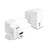 Delock - Zacvakávací modul (keystone) - PD 20 W - USB, USB typu C - 1 zásuvka USB, 1 zásuvka USB-C - 3 A - bílá