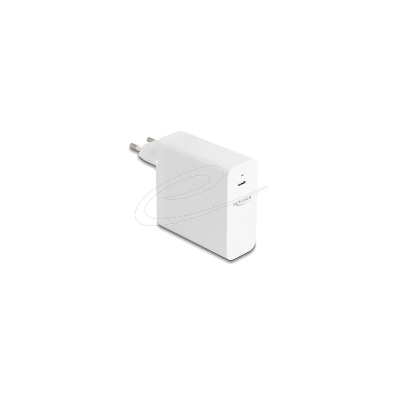 Delock - Sítový adaptér - GaN, USB-C, PD 3.1 - AC 100-240 V - 140 Watt - bílá