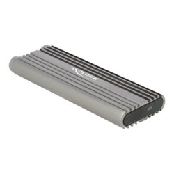 Delock External Enclosure for M.2 NVMe PCIe SSD with SuperSpeed USB 20 Gbps (USB 3.2 Gen 2x2) USB Type-C female - tool free