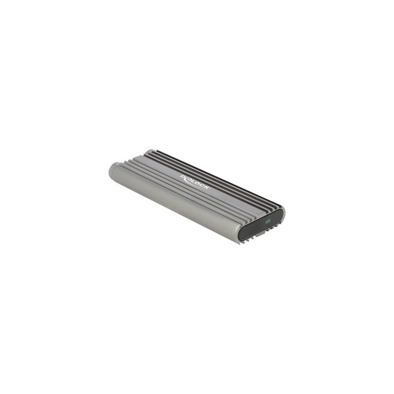 Delock External Enclosure for M.2 NVMe PCIe SSD with SuperSpeed USB 20 Gbps (USB 3.2 Gen 2x2) USB Type-C female - tool free