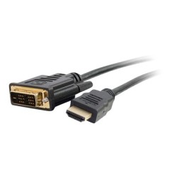 C2G 2m (6ft) HDMI to DVI Cable - HDMI to DVI-D Adapter Cable - 1080p - M/M - Kabel adaptéru - DVI-D s piny (male) do HDMI s