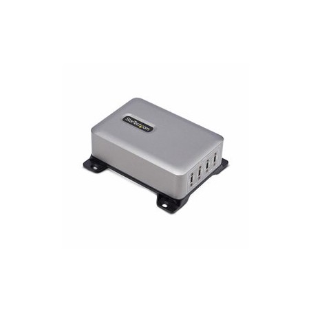 StarTech.com 4-Port USB-C Charger, 240W Total, Single Port 140W EPR - Síťový adaptér - s povrchovým montážním držákem - 240