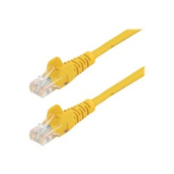 StarTech.com 1m Yellow Cat5e / Cat 5 Snagless Patch Cable - Patch kabel - RJ-45 (M) do RJ-45 (M) - 1 m - UTP - CAT 5e