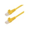 StarTech.com 1m Yellow Cat5e / Cat 5 Snagless Patch Cable - Patch kabel - RJ-45 (M) do RJ-45 (M) - 1 m - UTP - CAT 5e