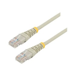 StarTech.com 10m Gray Cat5e / Cat 5 Snagless Ethernet Patch Cable 10 m - Patch kabel - RJ-45 (M) do RJ-45 (M) - 10 m - UTP
