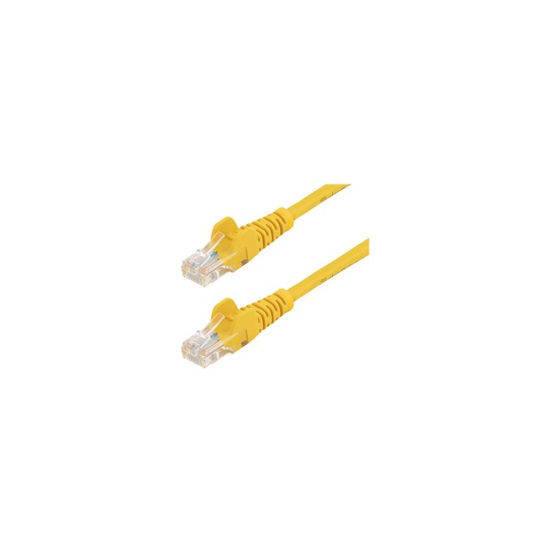3m Yellow Snagless UTP Cat5e Patch Cable, 3m Yellow Snagless UTP Cat5e Patch Cable - 45PAT3MYL