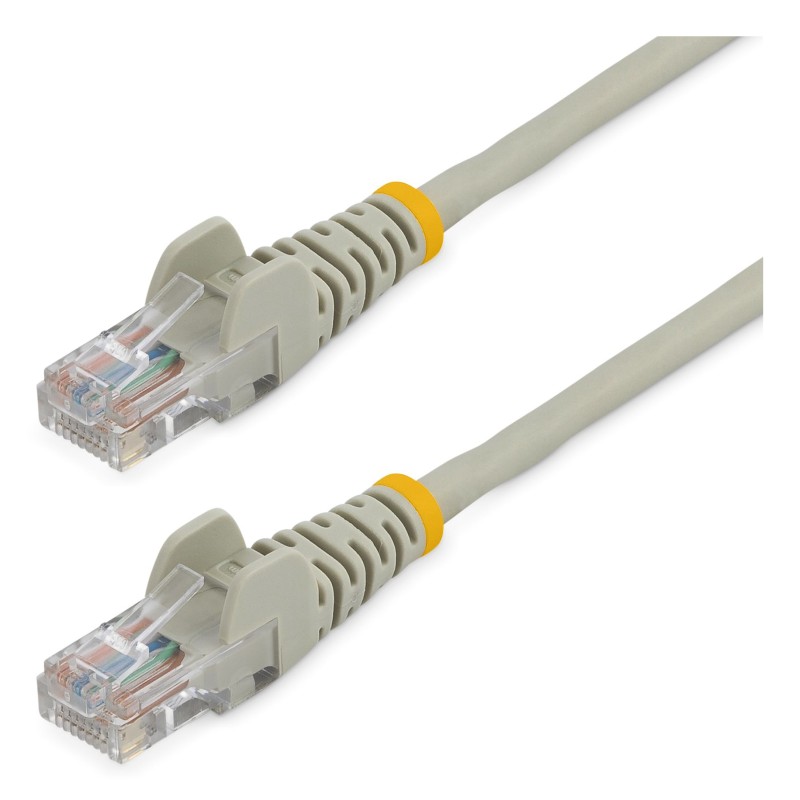 StarTech.com 5m Grey Cat5e / Cat 5 Snagless Patch Cable 5 m - Patch kabel - RJ-45 (M) do RJ-45 (M) - 5 m - UTP - CAT 5e