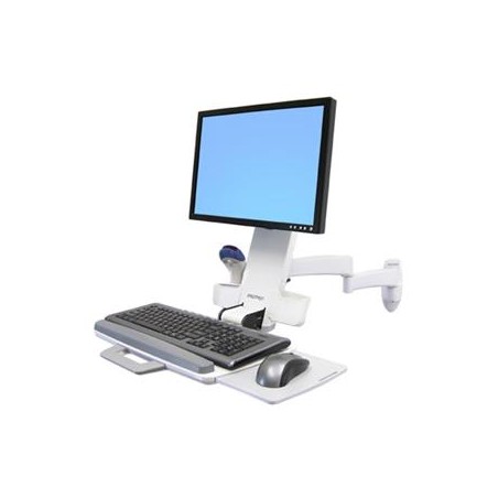 Ergotron 200 Series - Montážní sada (kloubové rameno, přihrádka pro klávesnici s levou/pravou přihrádkou pro myš, držák na