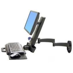 Ergotron 200 Series - Montážní sada (kloubové rameno, přihrádka pro klávesnici s levou/pravou přihrádkou pro myš, držák na