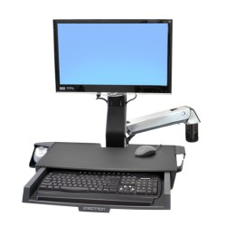 Ergotron StyleView - Montážní sada (opěrka zápěstí, montážní kolejnice, vysouvací podložka pod myš, výškově nastavitelný držák