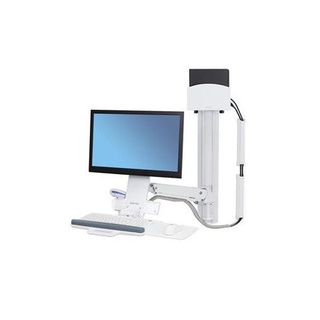 Ergotron StyleView Sit-Stand Combo System - Montážní sada (zásuvka pro klávesnici, nástěnný držák CPU, nastavitelné rameno