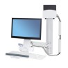 Ergotron StyleView Sit-Stand Combo System - Montážní sada (zásuvka pro klávesnici, nástěnný držák CPU, nastavitelné rameno