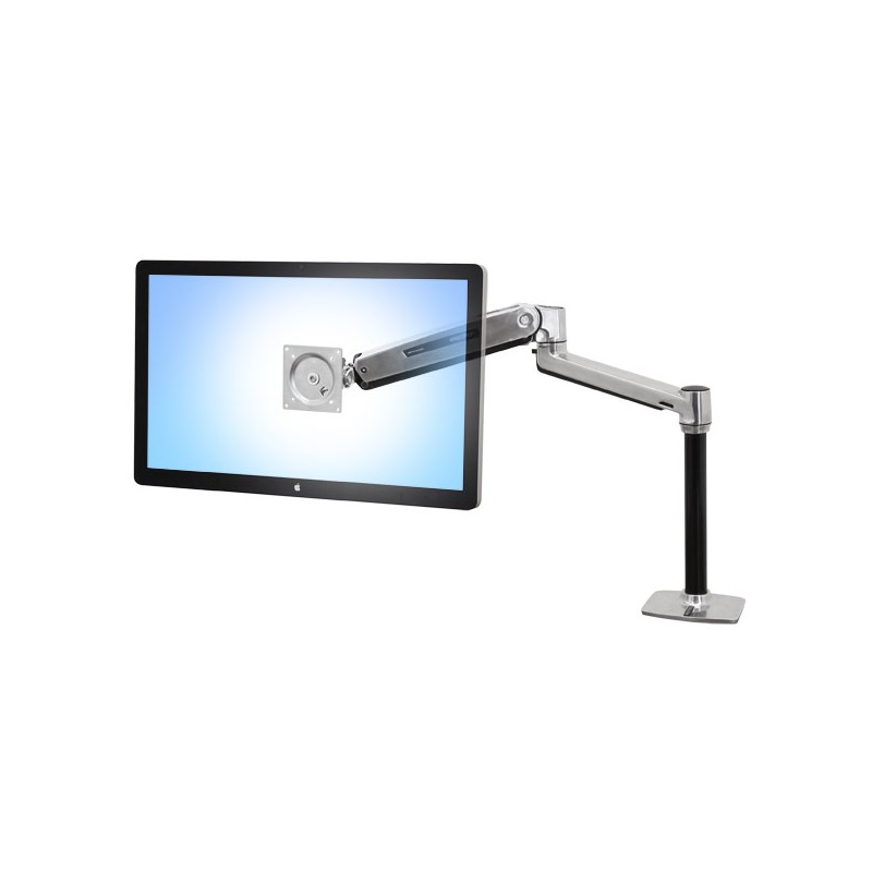 Ergotron LX HD Sit-Stand - Montážní sada (kloubové rameno, žerď, VESA adaptér, základní stolní svěrka, základní průchodka pro
