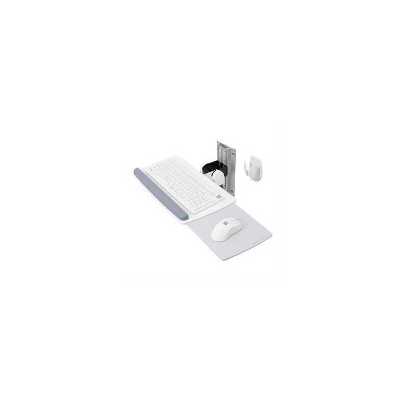 Ergotron Neo-Flex - Platforma pro klávesnici/myš - vysouvací - montáž na stěnu - bílá