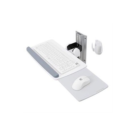 Ergotron Neo-Flex - Platforma pro klávesnici/myš - vysouvací - montáž na stěnu - bílá