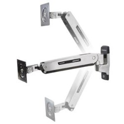 Ergotron Interactive Arm LD - Montážní sada (kloubové rameno, VESA adaptér, konzola pro montáž na stěnu) - Technologie