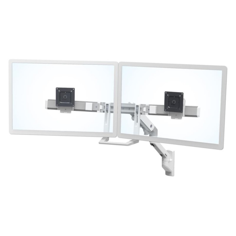 Ergotron HX - Montážní sada (kloubové rameno, rozšíření, oblouk se závěsem, 2 čepy, rukojeť, montáž na zeď) - pro 2 LCD