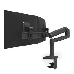 Ergotron LX - Montážní sada (kloubové rameno, rozšíření, základna, 2dílná svorka na stůl, držák pro dva monitory, 2 čepy