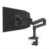 Ergotron LX - Montážní sada (kloubové rameno, rozšíření, základna, 2dílná svorka na stůl, držák pro dva monitory, 2 čepy