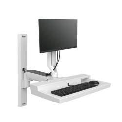 Ergotron CareFit Combo System - Montážní sada (kloubové rameno, zásuvka pro klávesnici, nástěnná základna, montážní adaptér