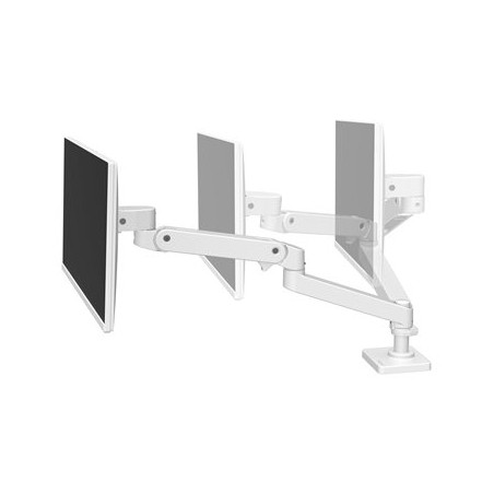 Ergotron LX Pro - Montážní sada (alarm monitoru) - pro Displej LCD - hliník - bílá - velikost obrazovky: až 34" - upevnitelné
