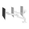Ergotron LX Pro - Montážní sada (alarm monitoru) - pro Displej LCD - hliník - bílá - velikost obrazovky: až 34" - upevnitelné