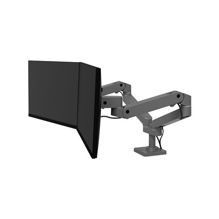 Ergotron LX Pro - Montážní sada (dvojité rameno) - modulární - pro 2 LCD displeje - vedle sebe - hliník - tmavě šedá - velikost