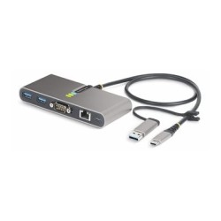 StarTech.com 2-Port USB-C/USB-A Hub with GbE and RS232 Serial, 2x USB-A - Rozbočovač - 2 x USB 3.2 Gen 1 - desktop