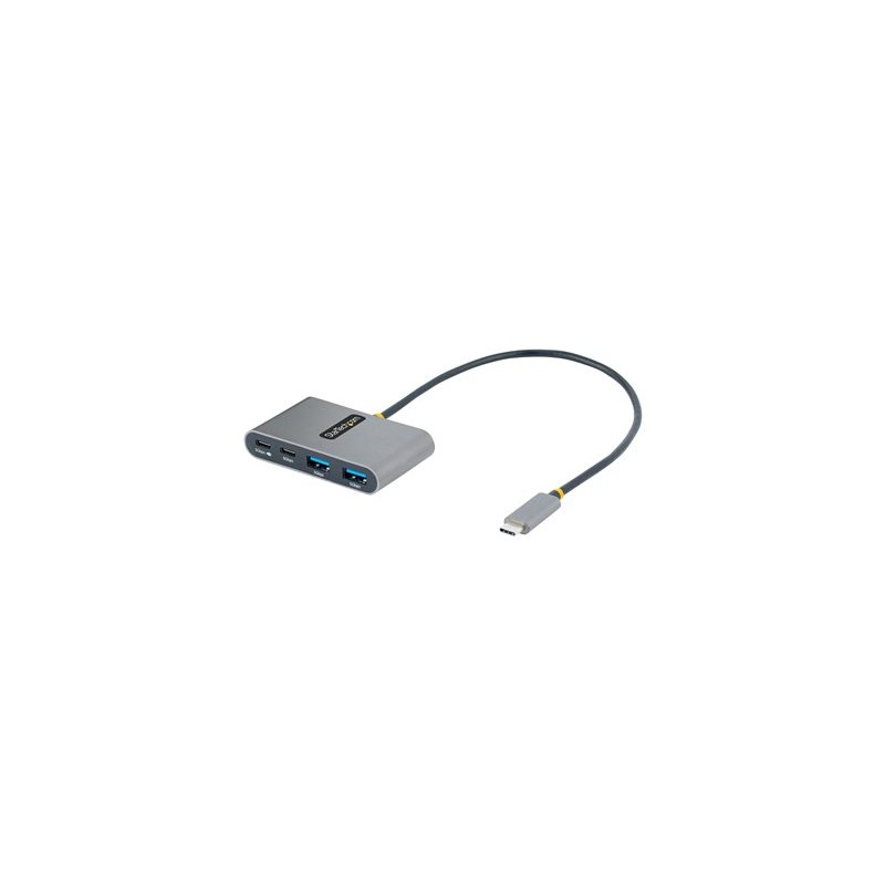 StarTech.com 4-Port USB-C Hub with 100W Power Delivery Pass-Through Charging, 2x USB-A + 2x USB-C, 5Gbps, USBC Hub w/ 1ft
