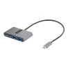 StarTech.com 4-Port USB-C Hub with 100W Power Delivery Pass-Through Charging, 2x USB-A + 2x USB-C, 5Gbps, USBC Hub w/ 1ft