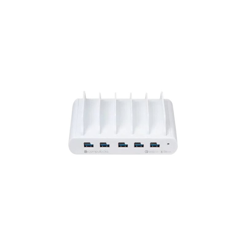 Compulocks 5 Port USB-C and USB-A Charging Dock with EU - Dobíjecí stanice - 150 Watt - 10 výstupní konektory (5 x USB-C, 5 x 4