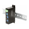 StarTech.com 4-Port Managed USB Hub with 4x USB-A, Heavy Duty with Metal Industrial Housing, ESD & Surge Protection