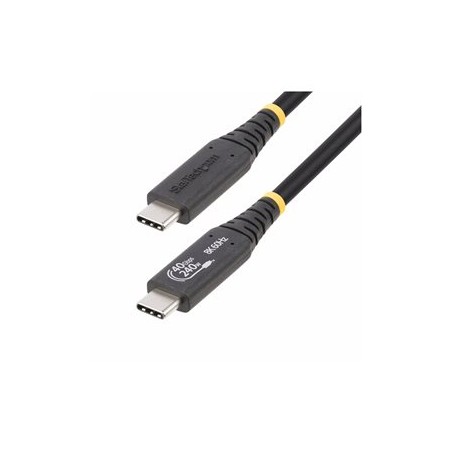 StarTech.com 50cm (1.6ft) USB4 Cable, USB-IF Certified USB-C Cord 40Gbps - USB kabel - USB-C (M) do USB-C (M) - USB4 /