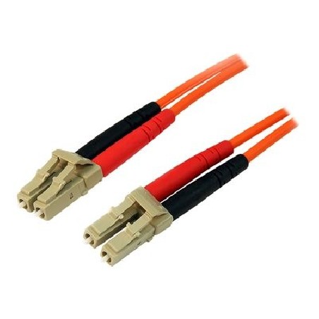 StarTech.com 2m Fiber Optic Cable - Multimode Duplex 50/125 - LSZH - LC/LC - OM2 - LC to LC Fiber Patch Cable (50FIBLCLC2)
