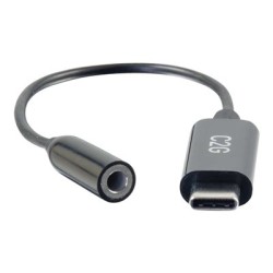 C2G USB C to 3.5mm Audio Adapter - USB C to AUX Cable - USB C to Headphone Jack - Adaptér USB-C/jack sluchátek - USB-C s piny