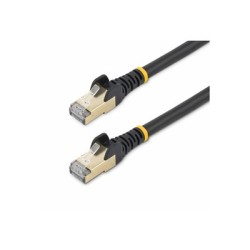 StarTech.com 1.5m CAT6A Ethernet Cable, 10 Gigabit Shielded Snagless RJ45 100W PoE Patch Cord, CAT 6A 10GbE STP Network Cable