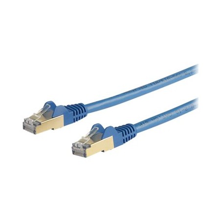 StarTech.com 2m CAT6A Ethernet Cable, 10 Gigabit Shielded Snagless RJ45 100W PoE Patch Cord, CAT 6A 10GbE STP Network Cable
