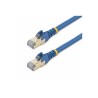 StarTech.com 1.5m CAT6A Ethernet Cable, 10 Gigabit Shielded Snagless RJ45 100W PoE Patch Cord, CAT 6A 10GbE STP Network Cable