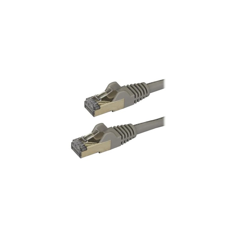 StarTech.com 2m CAT6A Ethernet Cable, 10 Gigabit Shielded Snagless RJ45 100W PoE Patch Cord, CAT 6A 10GbE STP Network Cable