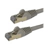 StarTech.com 2m CAT6A Ethernet Cable, 10 Gigabit Shielded Snagless RJ45 100W PoE Patch Cord, CAT 6A 10GbE STP Network Cable