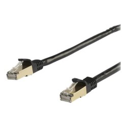 StarTech.com 2m CAT6A Ethernet Cable, 10 Gigabit Shielded Snagless RJ45 100W PoE Patch Cord, CAT 6A 10GbE STP Network Cable