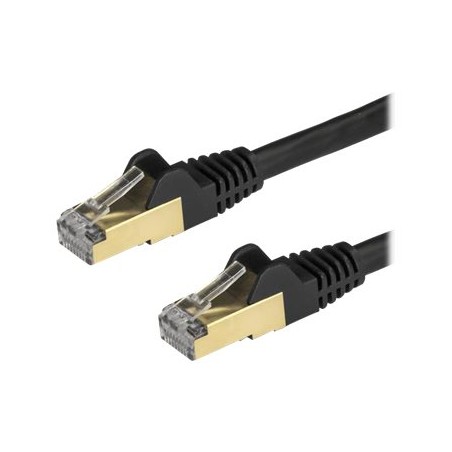 StarTech.com 3m CAT6A Ethernet Cable, 10 Gigabit Shielded Snagless RJ45 100W PoE Patch Cord, CAT 6A 10GbE STP Network Cable