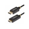StarTech.com 6.6ft (2m) DisplayPort to HDMI Adapter Cable, 4K 60Hz with HDR, DP to HDMI 2.0b, Active Video Converter
